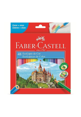 Estojo Lápis de Cor C/48 120148g Faber